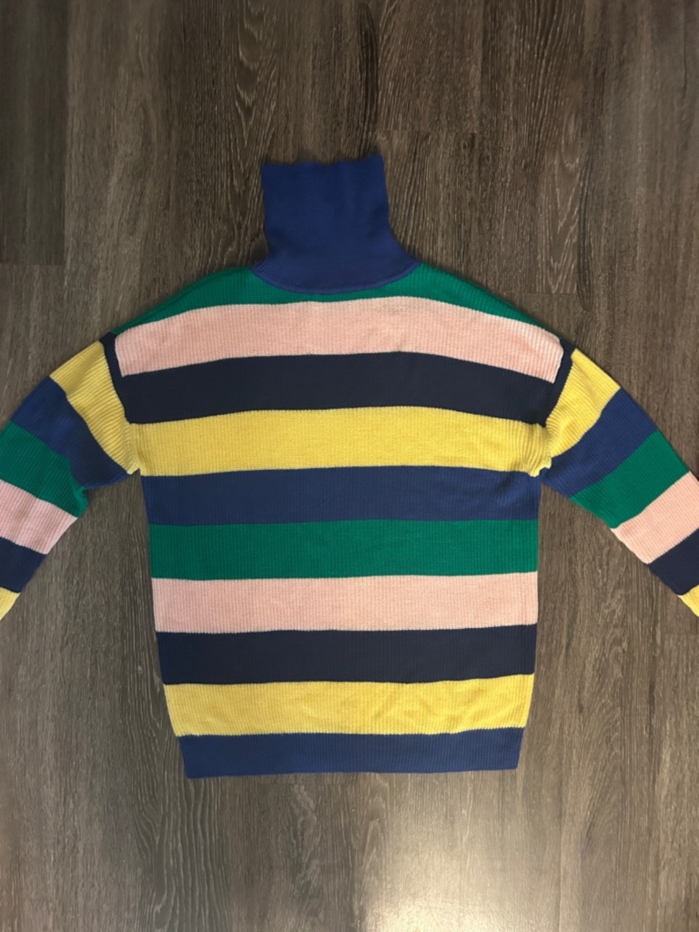 Lovers and Friends Oversized Stripe Turtleneck Sweater